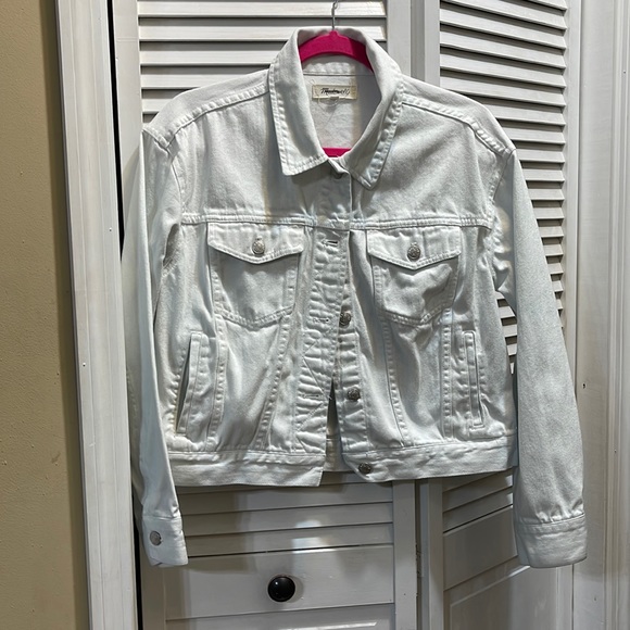MADEWELL WHITE DENIM JACKET
